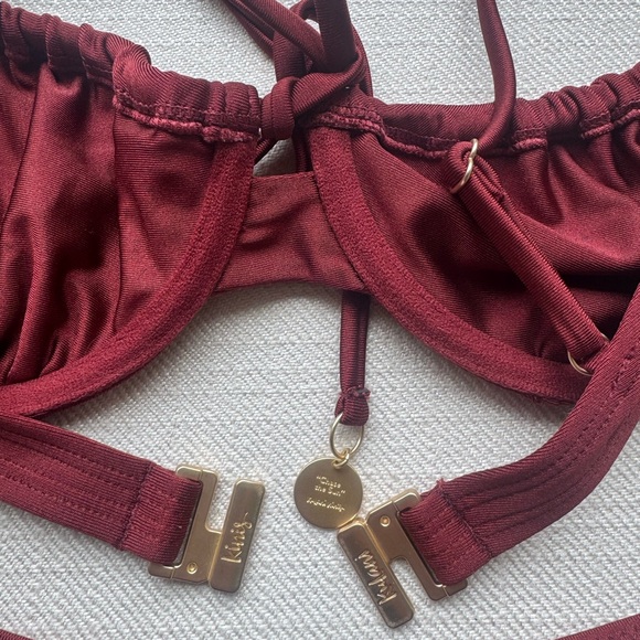 Kulani Kini Cinnamon Triangle Bikini Top - Picture 2 of 4